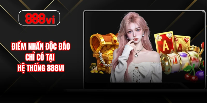 Điểm nhấn độc đáo chỉ có tại hệ thống 888vi
