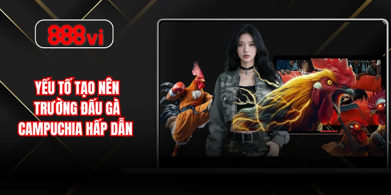 Yếu tố tạo nên trường đấu gà campuchia hấp dẫn 